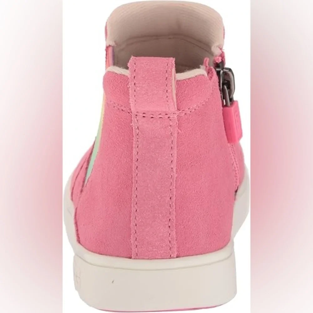 UGG Hamden II Rainbow Chelsea Sneaker Boots Pink Rose Toddler Girls Size 11